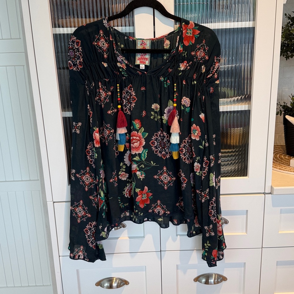 Johnny Was Floral Blouse